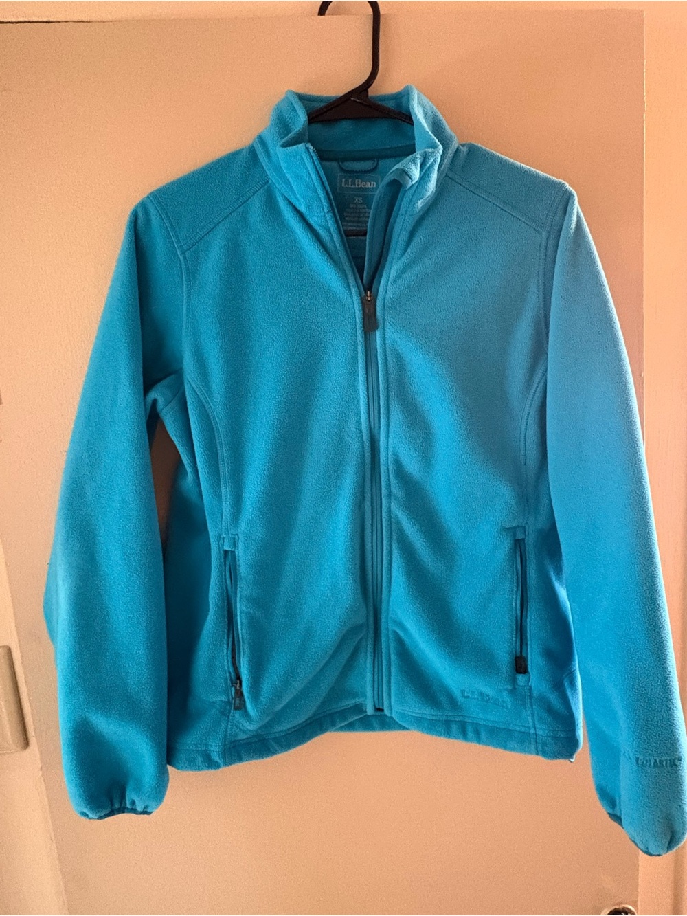 L.L.Bean Women's Fleece Jacket in Turquoise Blue